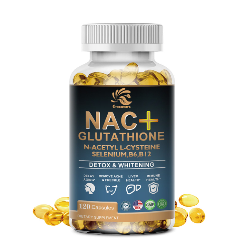 Nac N Acetyl Cysteine - Gresure Nac Glutathion Capsules N-Acetylcysteïne 1200