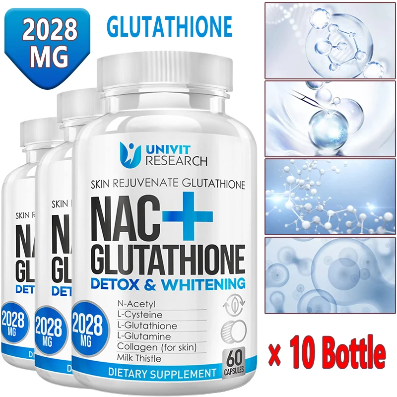 Nac N Acetyl Cysteine - Glutathioncapsules-Gewricht En Haar, Nagelgezondheid, Huidzuivering, Lever,