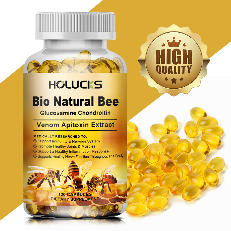 Glucosamine Chondroitin Joint - HOLUCKS Bee Glucosamine Chondroïtinecapsules, bevorderen gezonde