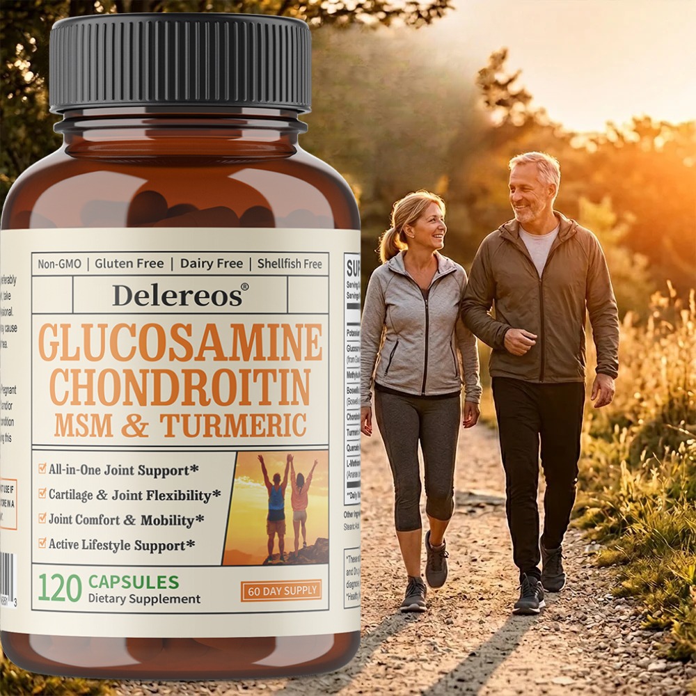 Glucosamine Chondroitin Joint - Glucosamine Chondroïtine MSM & Kurkuma Supplement