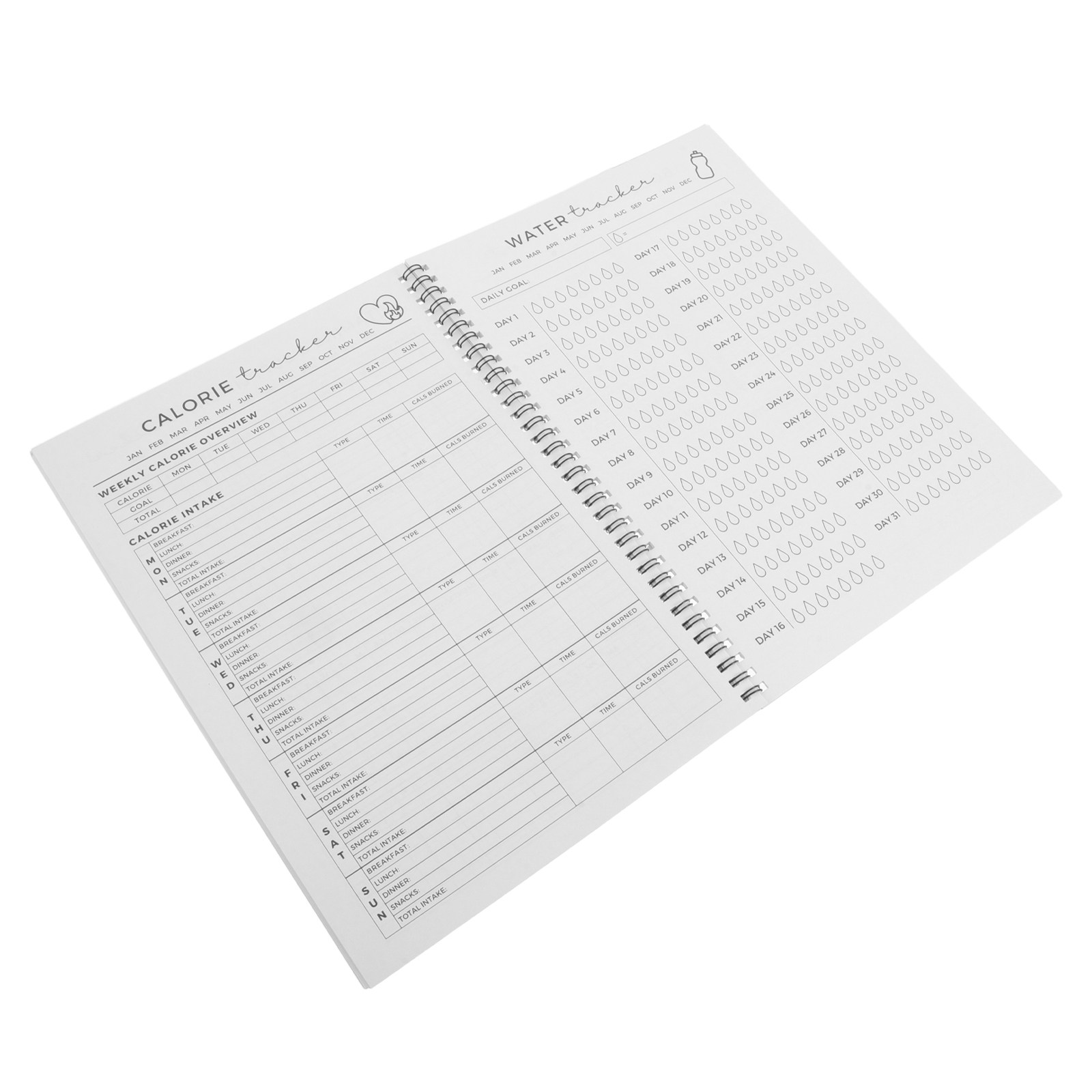 Nutrition In Fitness - Fitnessplanner Fitness Workout Dagboek 11.7x8.5 Workout