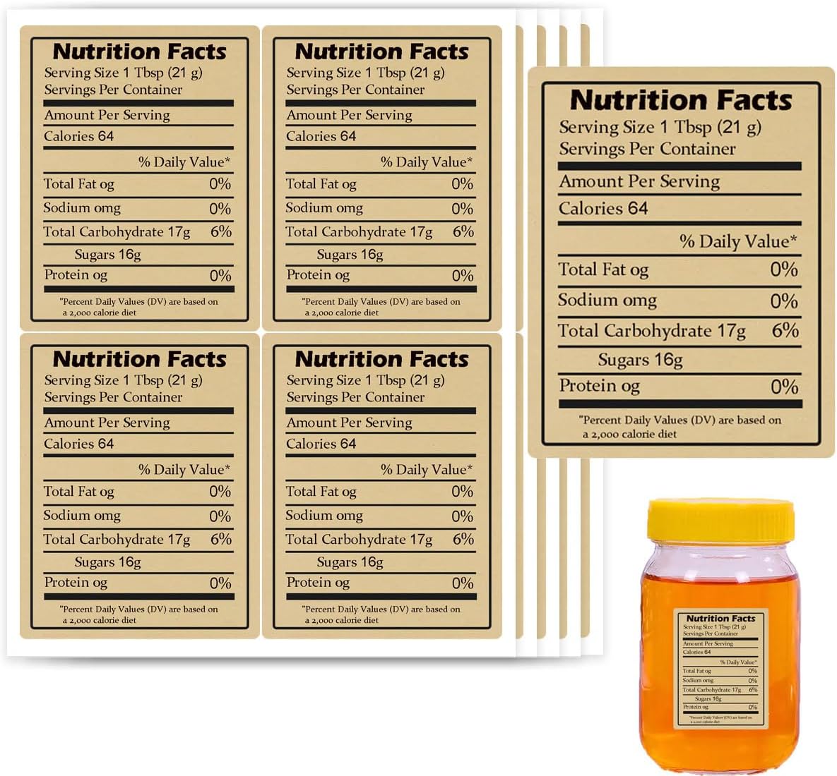 600 stuks zelfklevende kraft h - Nutrition & Fitness Station recensie en prijs
