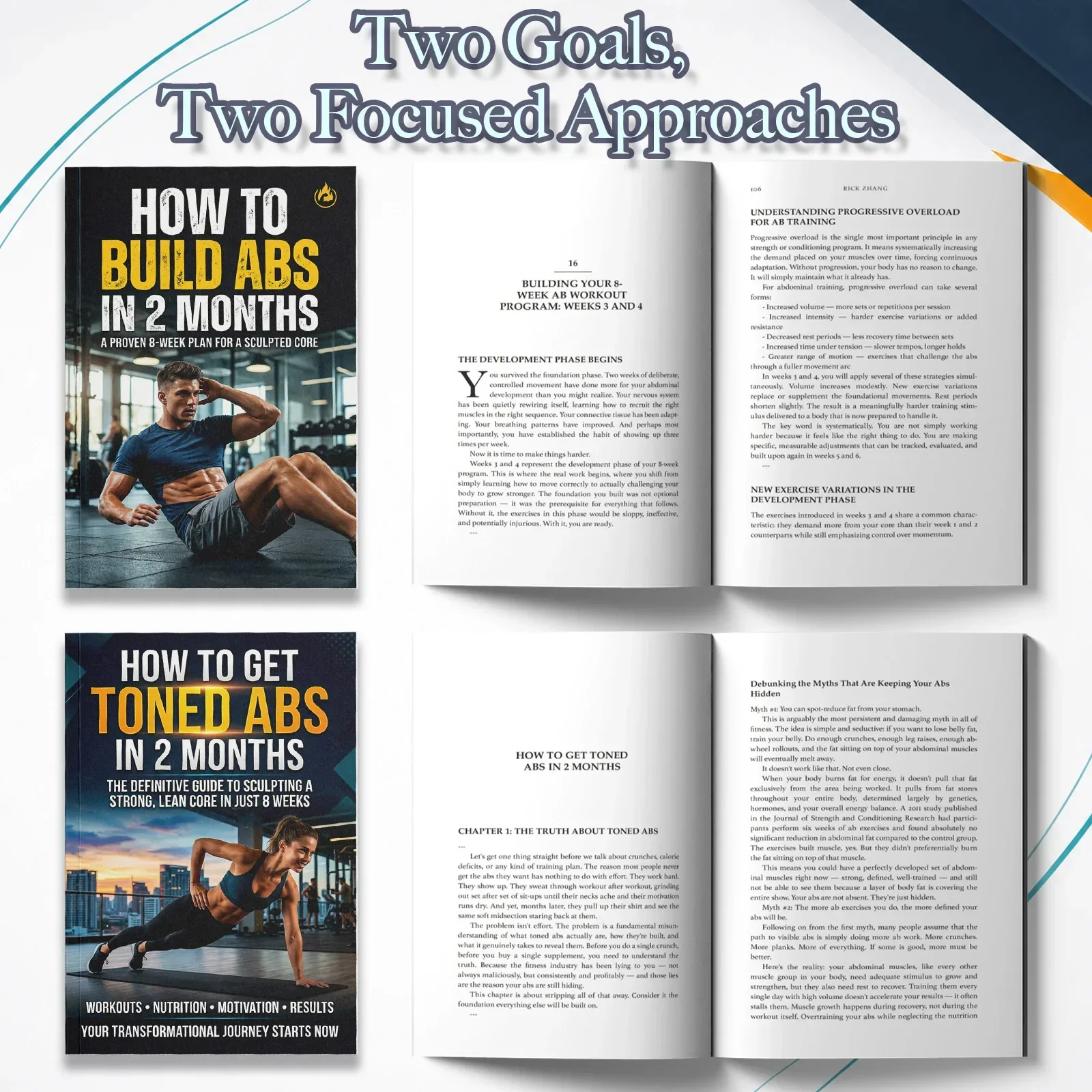 2-boek buikspiertraininghandle - Nutrition In Fitness recensie en prijs