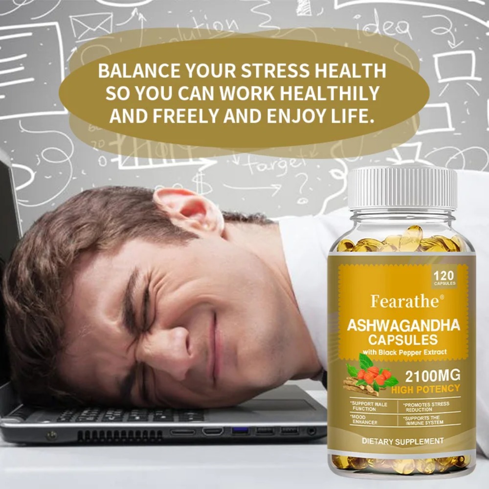 Ashwagandha 2100mg capsules, m - Ashwagandha Extract Root recensie en prijs