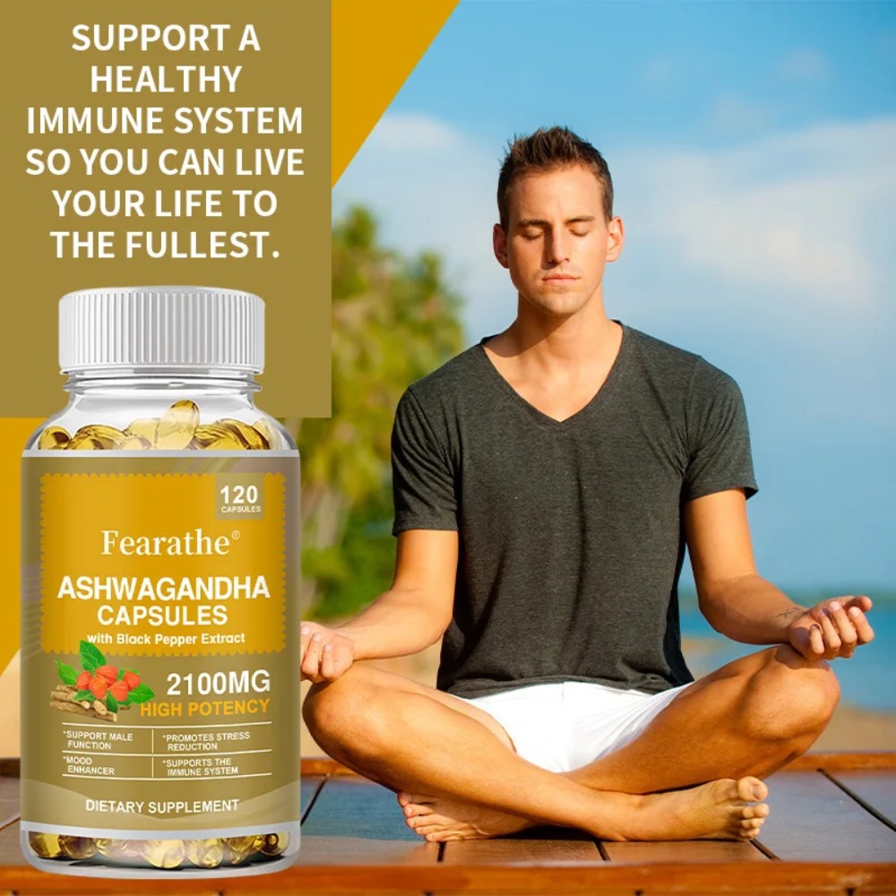 Ashwagandha 2100mg capsules, m - Ashwagandha Extract Root recensie en prijs