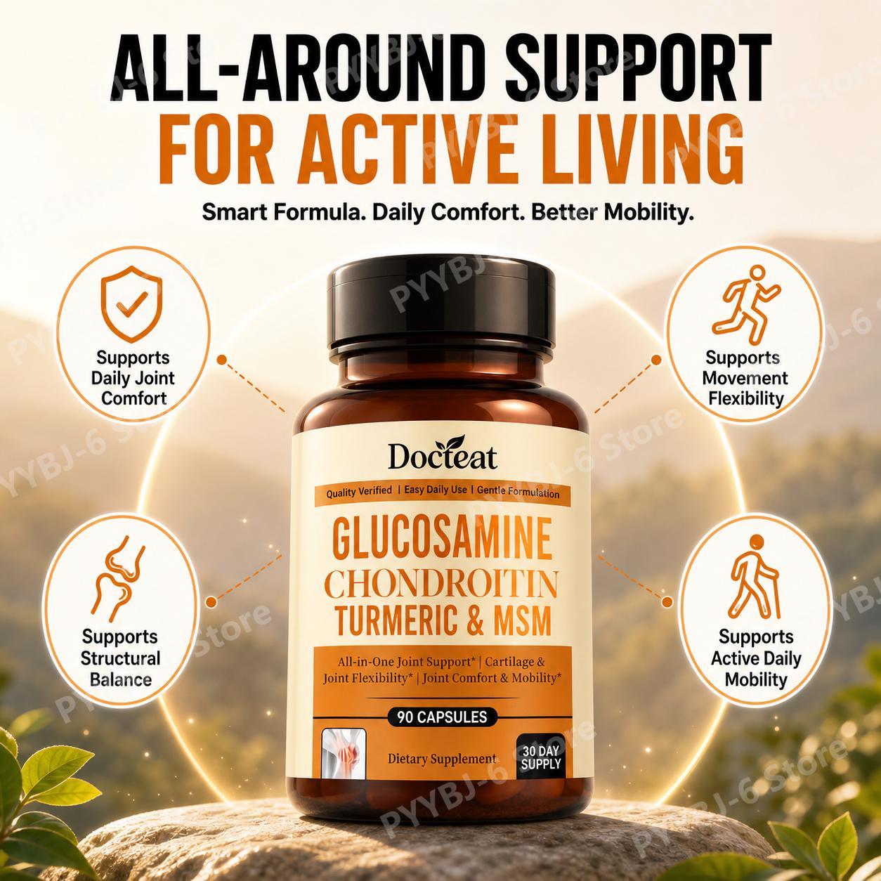 Docteat Glucosamine Chondroïti - Glucosamine Chondroitin Joint recensie en prijs