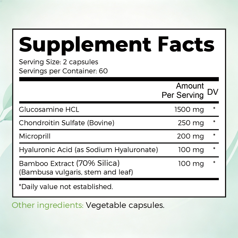 Glucosamine Chondroïtine MSM - - Glucosamine Chondroitin Joint recensie en prijs