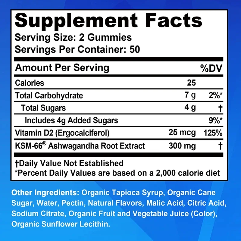 Ashwagandha Gummies - Stressve - Ashwagandha Extract Root recensie en prijs